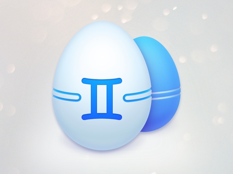 An image of the app icon for Gemini 2 designed by Dmitry Novikov.