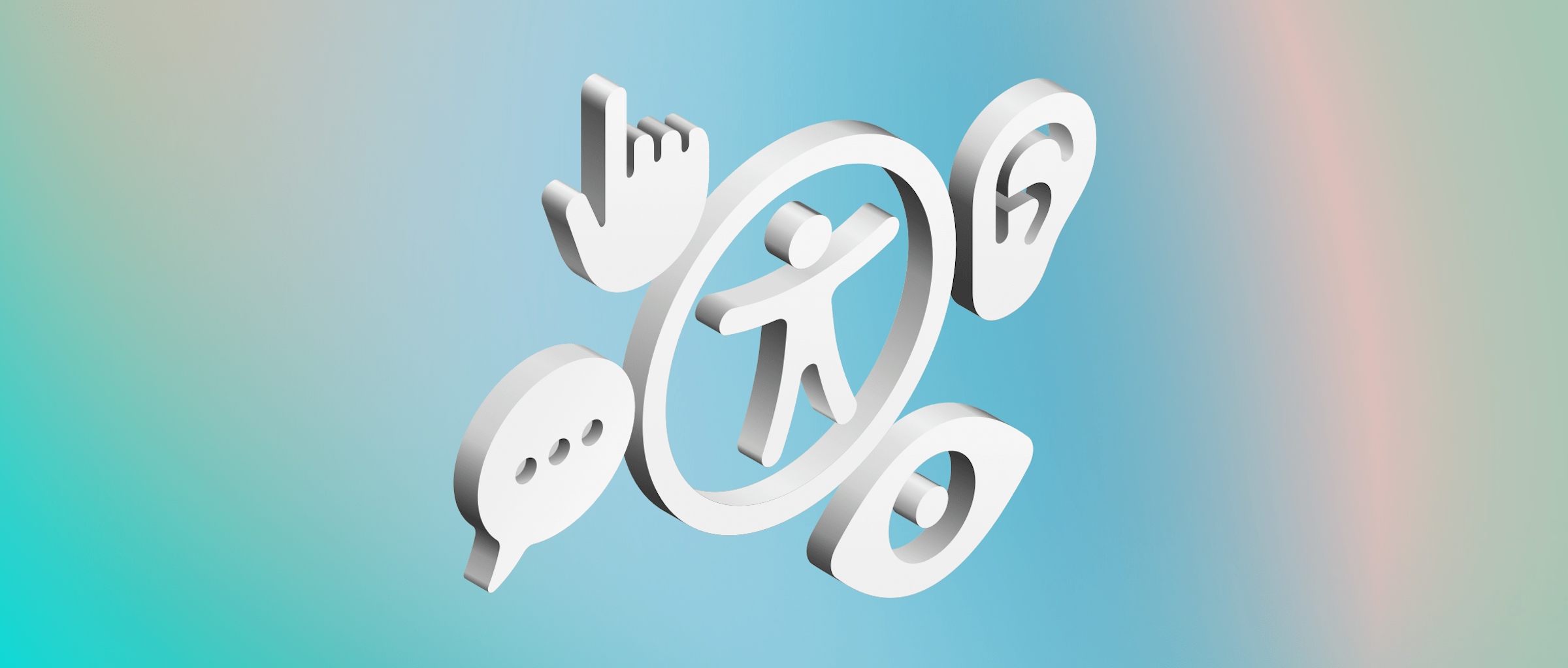 Sketch illustration showcasing accessibility in design