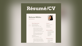 Image of Resumé Template